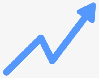 Line Graph Going Up - Crescimento Vetor Png