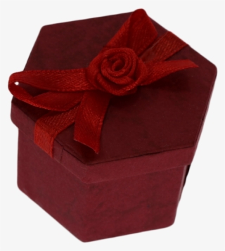 Ringbox Jewelry Box Dark Red - Wrapping Paper