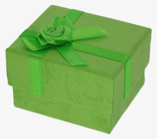 Ring Box Jewelry Box Rectangular Green - Green