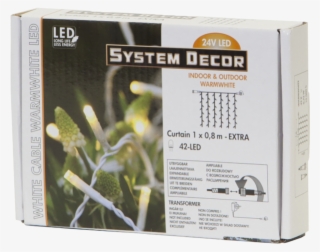 Curtain Lights Extra System Decor - System Decor Led Lights 10 M, 100-l-start, Warm White