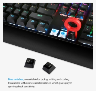 Redragon K557 Rgb Backlit Waterproof Mechanical Gaming