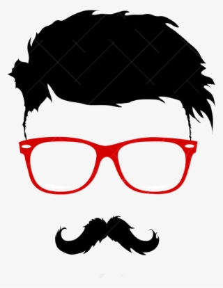 Hairstyle Vector Bun Graphics Moustache Beard - Beard And Moustache Clipart