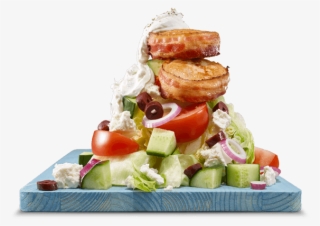 Greek Salad And Chicken Tournedos - Tournedos