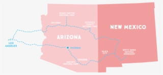 Arizona Nm Map - Arizona