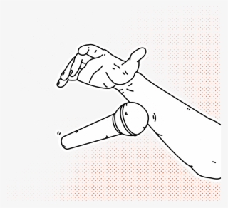 Mic Drop Banner V2 - Mic Drop Illustration