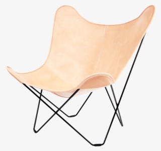 Cuero Butterfly Chair Natural Leather