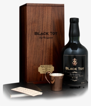 Black Tot Rum With Presentation Gift Box - Black Tot Last Consignment / Royal Naval Rum