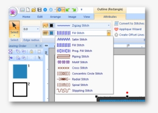 Here You Can See Some Of The Different Stitch Patterns, - Embroidery