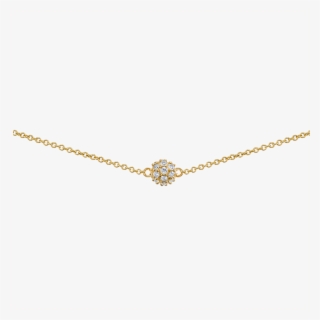 Diamond Pave Sphere Collar Necklace