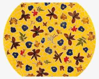 Giraffes Pansies - Circle