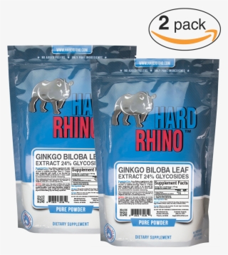 Hard Rhino Ginkgo Biloba Leaf 24% Glycosides Extract - Hard Rhino L-citrulline Powder, 500 Grams