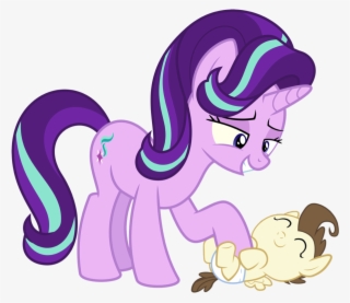 Starlight Glimmer Petting Pound Cake - Mlp Spike X Starlight Glimmer