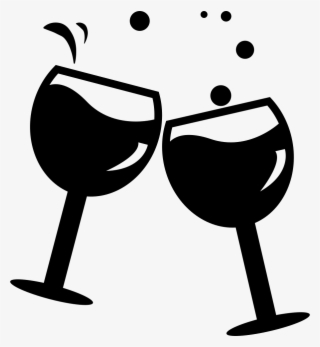 Png File Svg - Wine Glass Cheers Vector
