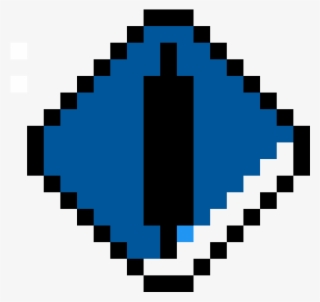 Abysstale Sans Eye - Pixel Heart Rainbow Transparent