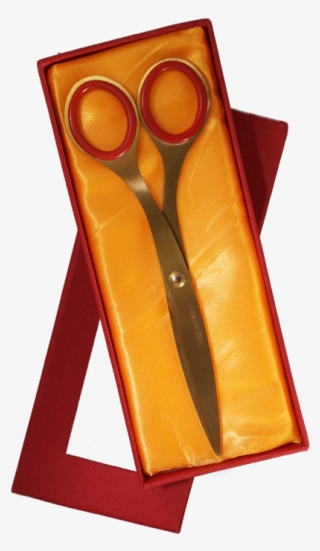 Gold Scissors - Wood