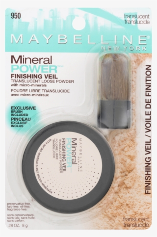 Maybelline Mineral Power Finishing Veil Loose Powder, - Maybelline Mineral Powder Foundation Nude 8g