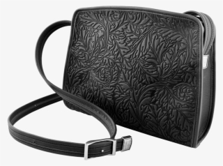 Leather Handbag - Leather Handbag Acanthus Leaf Retro Cross Body