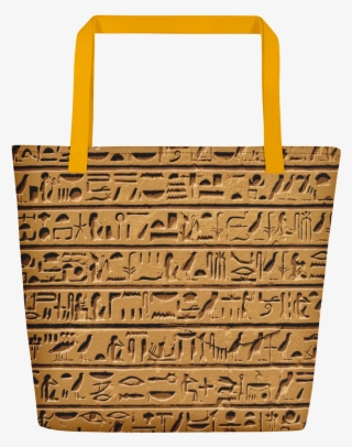 Egyptian Hieroglyphics Beach Bag - Bag