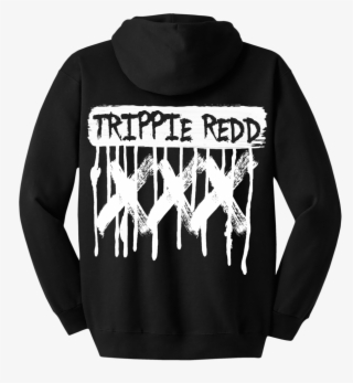 Trippie Redd Xxx Back Hoodie - Hanes Men's Ultimate Cotton Pullover Hood