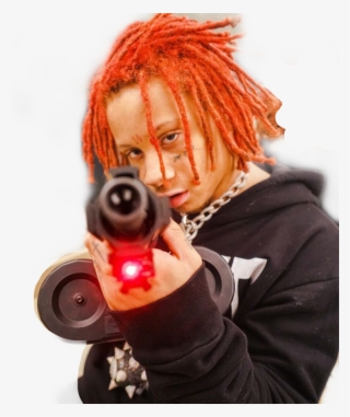 Trippie Redd With Gun