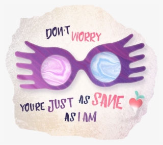 Lunalovegood Spectrespecs Quote Sticker Freetoedit - Printable Luna Lovegood Glasses