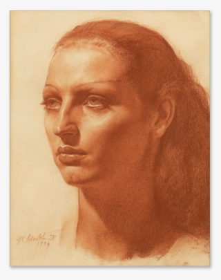 Dorinda, 1934 Chalk Drawings, Chalk Pastels, Art And - Dorette Brockhurst