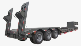 Transport Machinery 3 Axles Lowbed Semi Trailer - Trailer