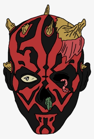 Maul Star Wars Zombie - Darth Maul Printable Mask