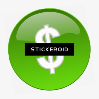 Green Dollar Symbol Hd - Emblem