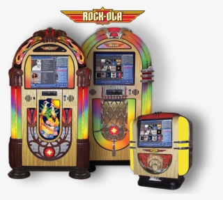 Showroom Rock Ola Digital Jukeboxesy - Rock-ola Peacock Nostalgic Music Center Jukebox