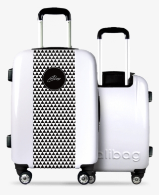 Valise Style Hipster Pattern Geometric Triangle - Suitcase