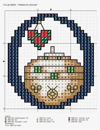 Alfabeto Blu Sartoriale - Embroidery