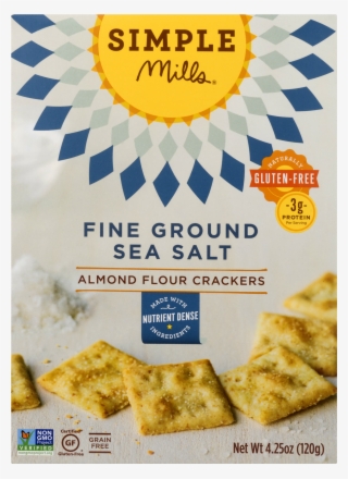 Simple Mills Almond Flour Crackers, Fine Ground Sea - Simple Mills Sprouted Seed Crackers