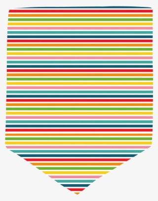 Colorful Lines - Ditzy Dogs~original Postcard~border Collie Postkarte