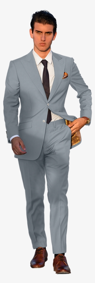 The Regal Light Grey Suit - Suit