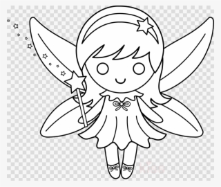 Fairy Colouring Pages For Kids Clipart Tooth Fairy - Tooth Fairy Clip Art Black And White
