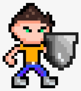 Main Character W/ Shield New - Cartoon