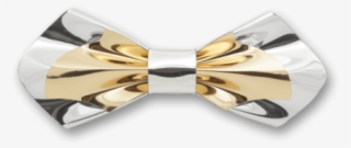 Prince In Gold Silver Bow Tie - Body Jewelry