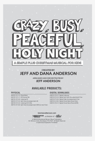 Crazy Busy Peaceful Holy Night Thumbnail - Crazy Busy Peaceful Holy Night