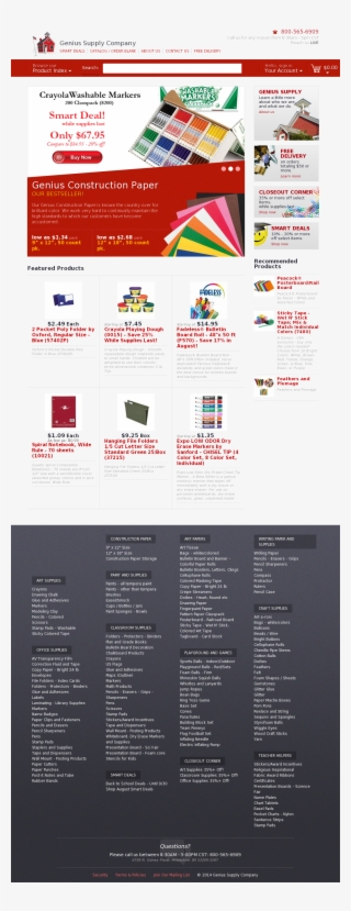 Genius Supply Co Competitors, Revenue And Employees - Crayola; Classpack; Ultra-clean Broad Line Markers;