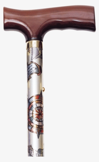 Alex Orthopedic Folding Travel Cane With Fritz Handle