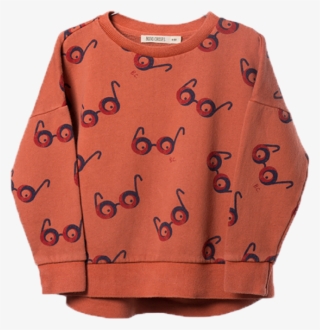 Bobo Choses Sweatshirt Impossible Glasses - Bobo Choses Impossible Glasses Sweater - Orange Rust