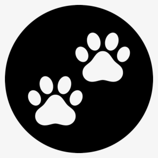 Paw Prints Seal Rubber Stamp