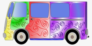 Hippie Clipart 60's - Van