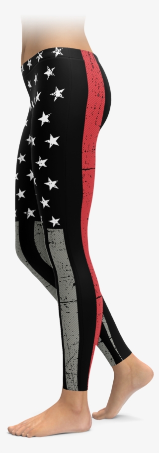 Thin Red Line Leggings - Leggings