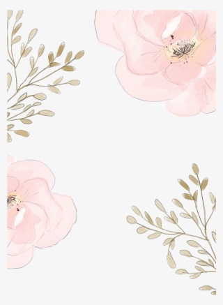 Report Abuse - Watercolor Flower On Black