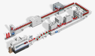 Assembly Line For Pail - Diagram
