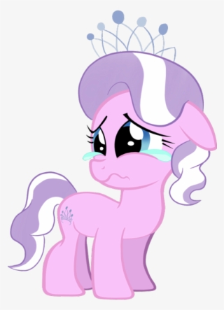 Pink Tiara Cliparts - Mlp Diamond Tiara Sad
