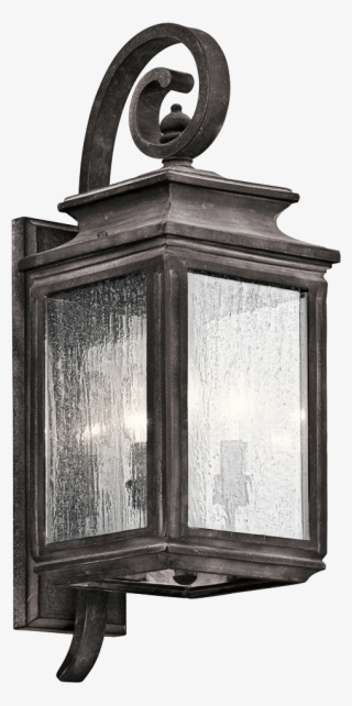 Kic 49502wzc 3x60c Wall Lantern Weathered Zinc - Kichler Three Light Weathered Zinc Wall Lantern