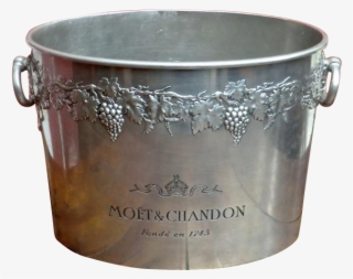 'moet & Chandon' Pewter Champagne Ice Bucket - Moet Chandon Champagne Bucket